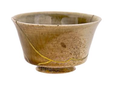 Cup kintsugi handmade Moychay # 44858, ceramic, 80 ml.