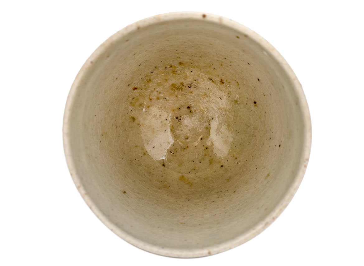 Пиала ручная работа Мойчай "Пикник с грейпфрутами и осьминог" # 45071, дровяной обжиг/керамика/ручная роспись, 105 мл.