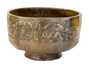 Cup (Tyawan) handmade Moychay 'Mayan calendar in the form of glyphs' # 45141, wood firing/ceramic/hand painting, 225 ml.