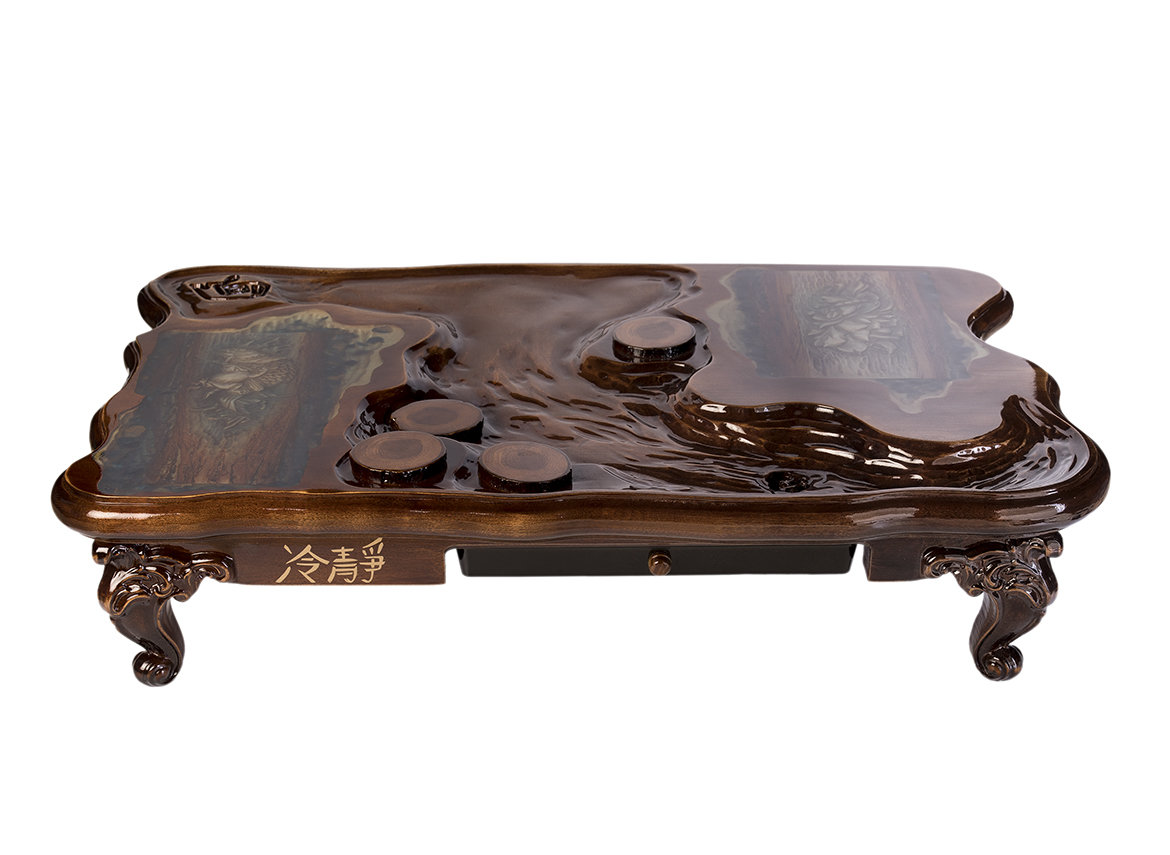 Author's handmade tea tray # 45499, birch, 715 ml.