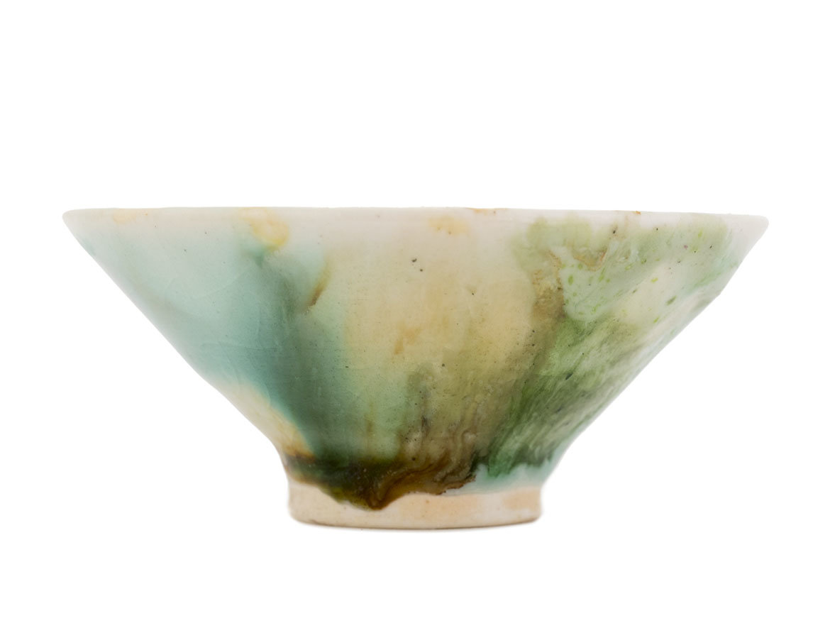 Пиала ручная работа Мойчай # 45751, фарфор, 34 мл.