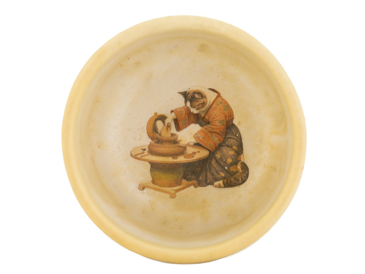 Пиала Мойчай "Нейросеть" # 45809, фарфор, 40 мл.