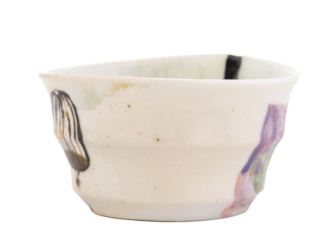 Cup kintsugi handmade Moychay # 46076, ceramic, 40 ml.