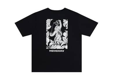 Футболка Мойчай, XL, чёрный/белый # 46154, хлопок