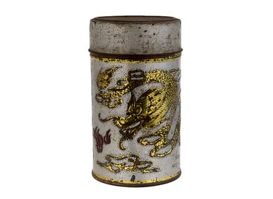 Жестяная баночка чайная, винтаж, Китай, 80-е гг # 46188