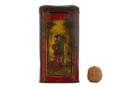 Жестяная баночка чайная, винтаж, Франция, начало 20-го века # 46191