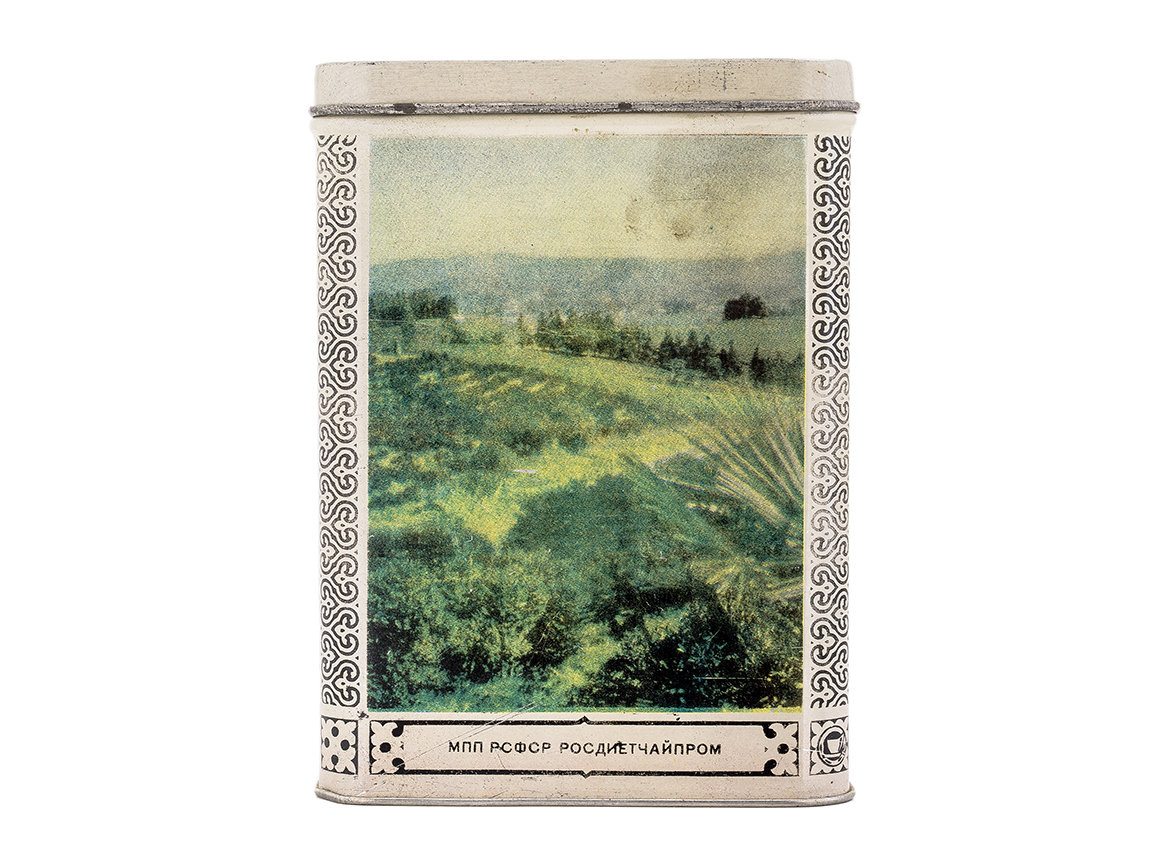 Жестяная баночка "Грузинский чай, высший сорт", винтаж # 46202