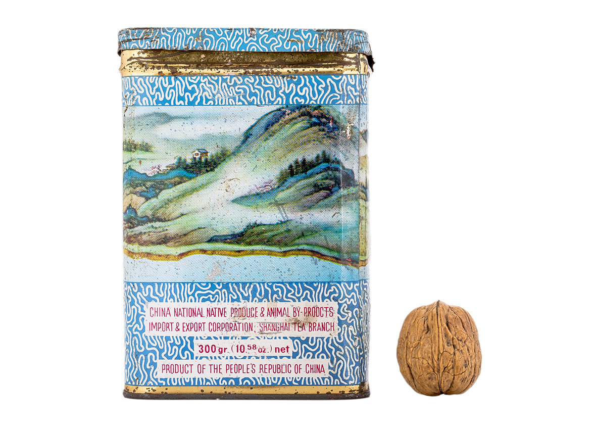 Tin tea can, vintage, China # 46203