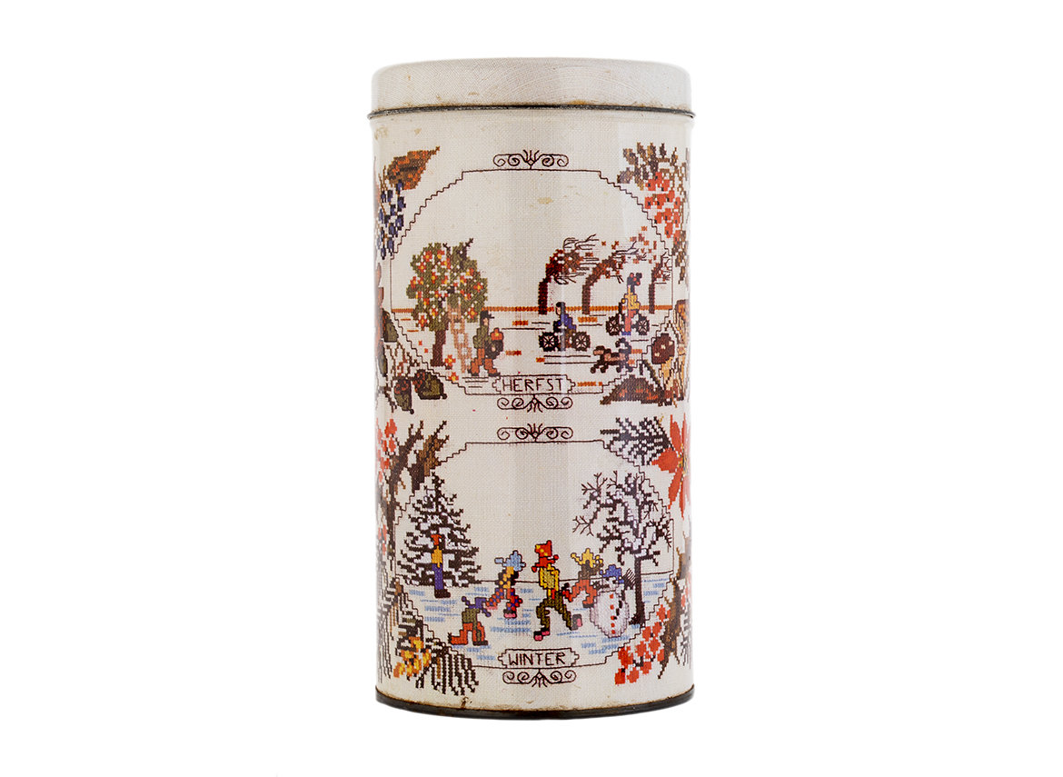 Tin tea can 'Lente, Zomer, Herfst, Winter' # 46212