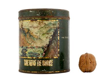 Tin tea can, vintage, China # 46213