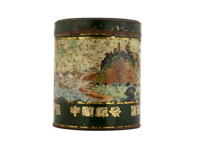 Tin tea can, vintage, China # 46213