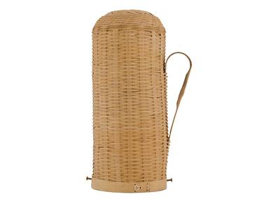 Thermos case # 46631, bamboo/handmade