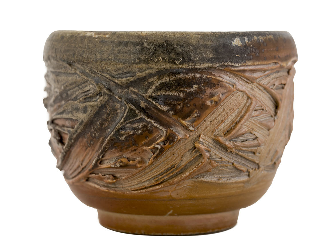 Пиала ручная работа # 46787, керамика/дровяной обжиг, 65 мл.