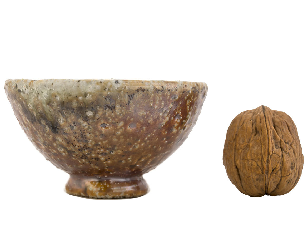 Пиала ручная работа # 46788, керамика/дровяной обжиг, 55 мл.