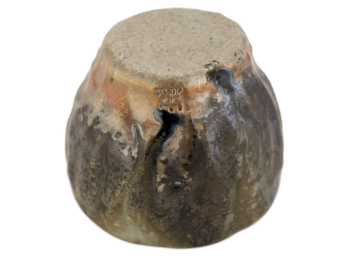 Пиала ручная работа # 46794, керамика/дровяной обжиг, 110 мл.