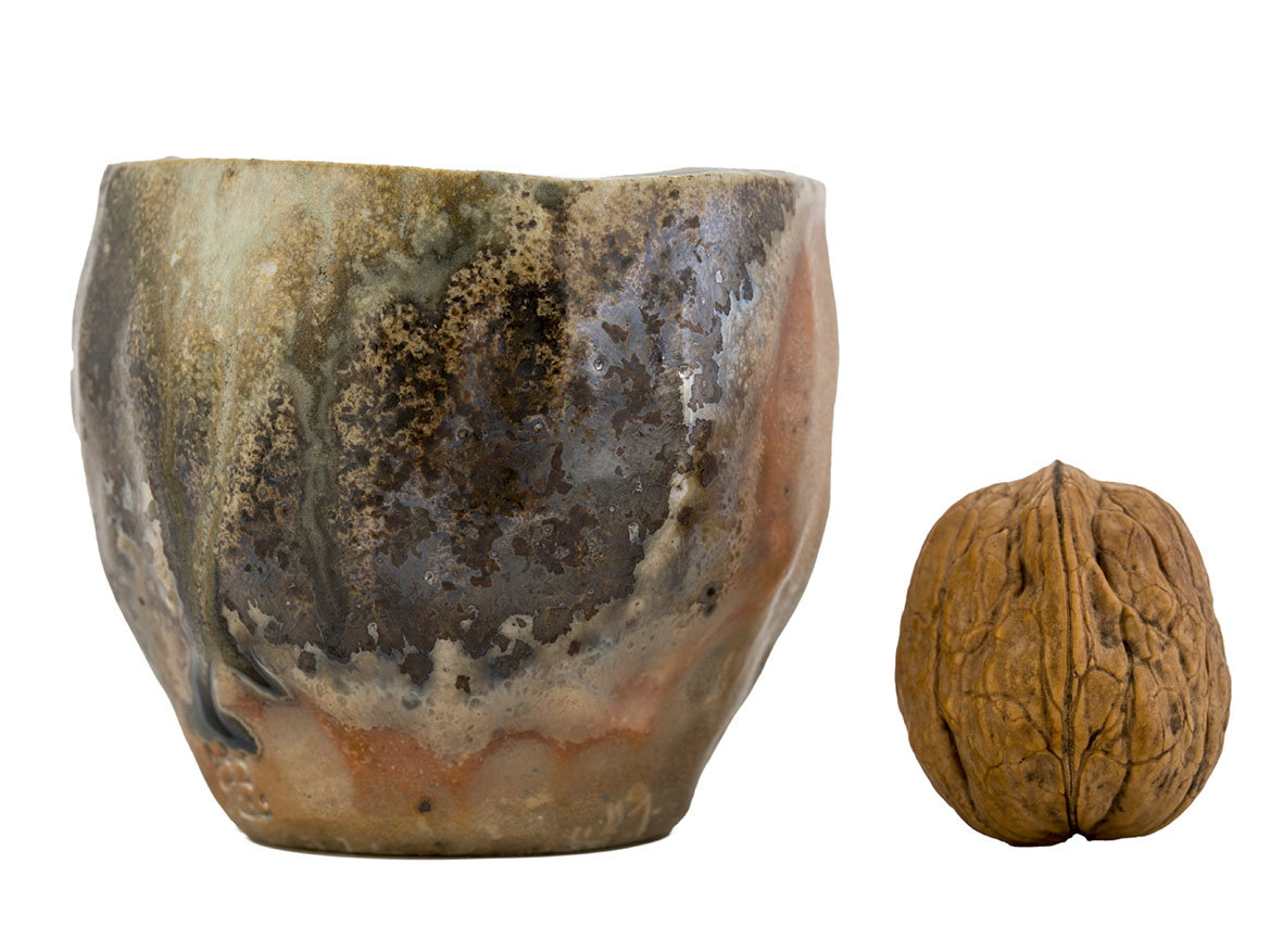 Пиала ручная работа # 46794, керамика/дровяной обжиг, 110 мл.