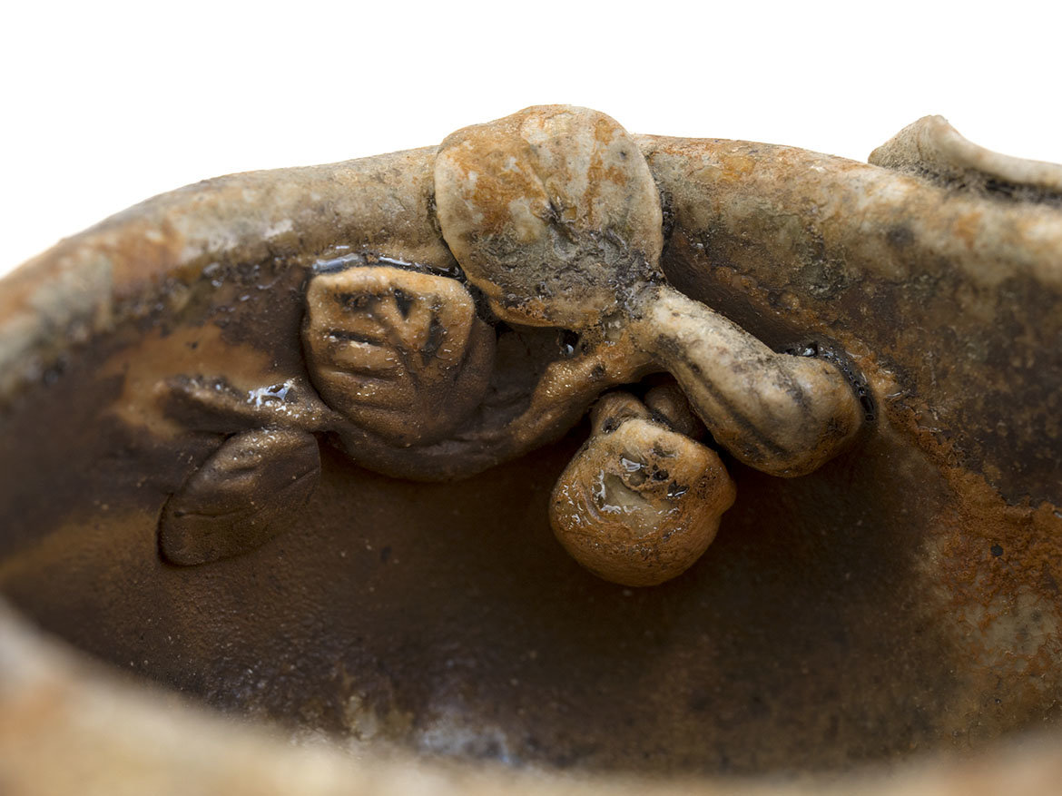 Пиала ручная работа # 46795, керамика/дровяной обжиг 90 мл.