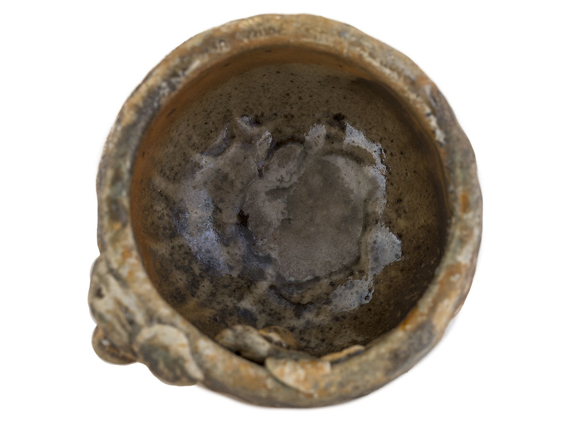 Пиала ручная работа # 46795, керамика/дровяной обжиг 90 мл.