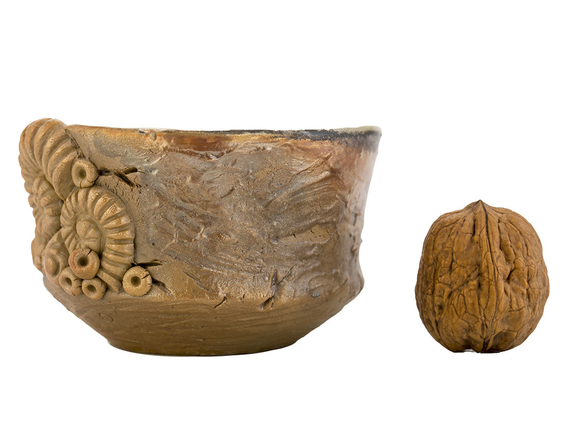 Пиала ручная работа # 46796, керамика/дровяной обжиг, 130 мл.