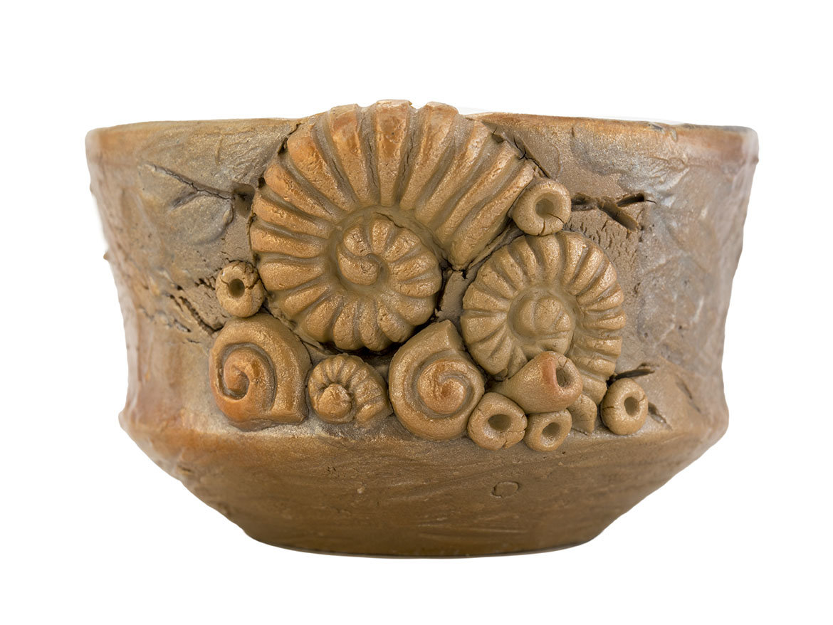 Пиала ручная работа # 46796, керамика/дровяной обжиг, 130 мл.