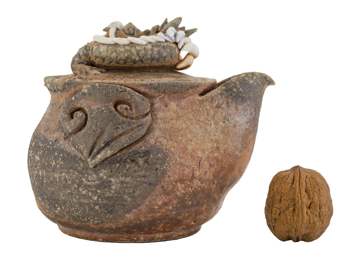 Гайвань (хохин) ручная работа # 46797, керамика/дровяной обжиг, 185 мл.