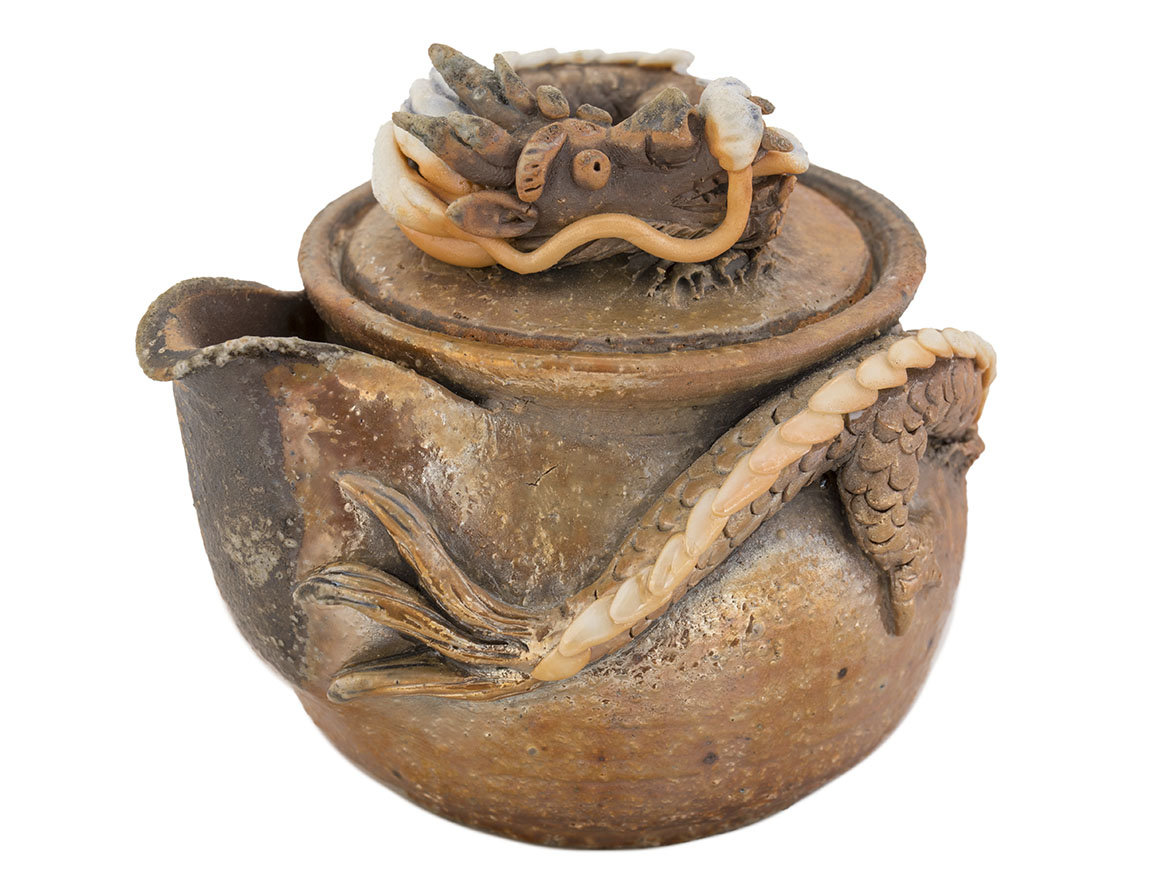 Гайвань (хохин) ручная работа # 46797, керамика/дровяной обжиг, 185 мл.