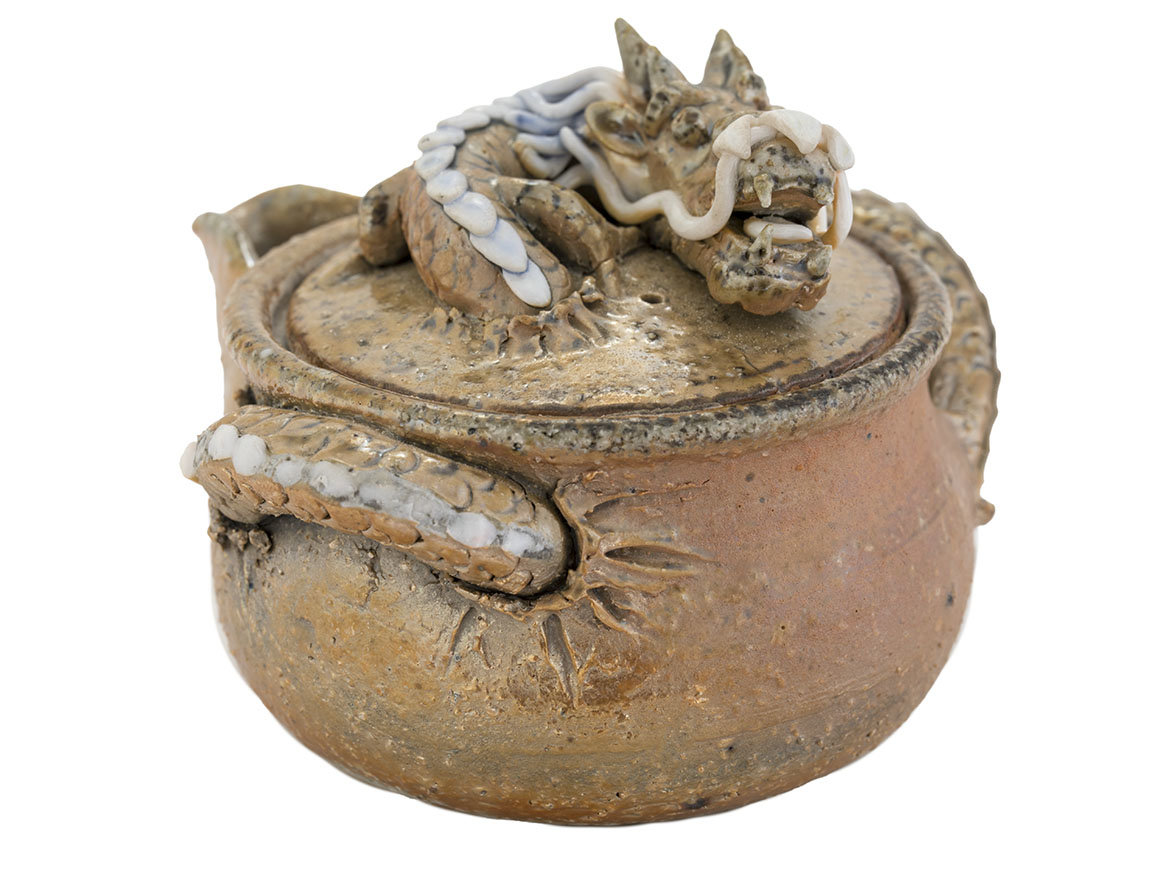 Гайвань (хохин) ручная работа # 46798, керамика/дровяной обжиг, 120 мл.