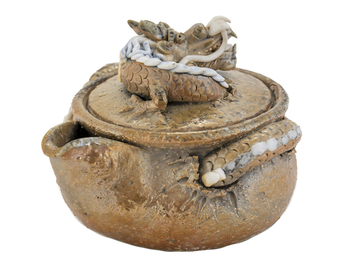 Гайвань (хохин) ручная работа # 46798, керамика/дровяной обжиг, 120 мл.