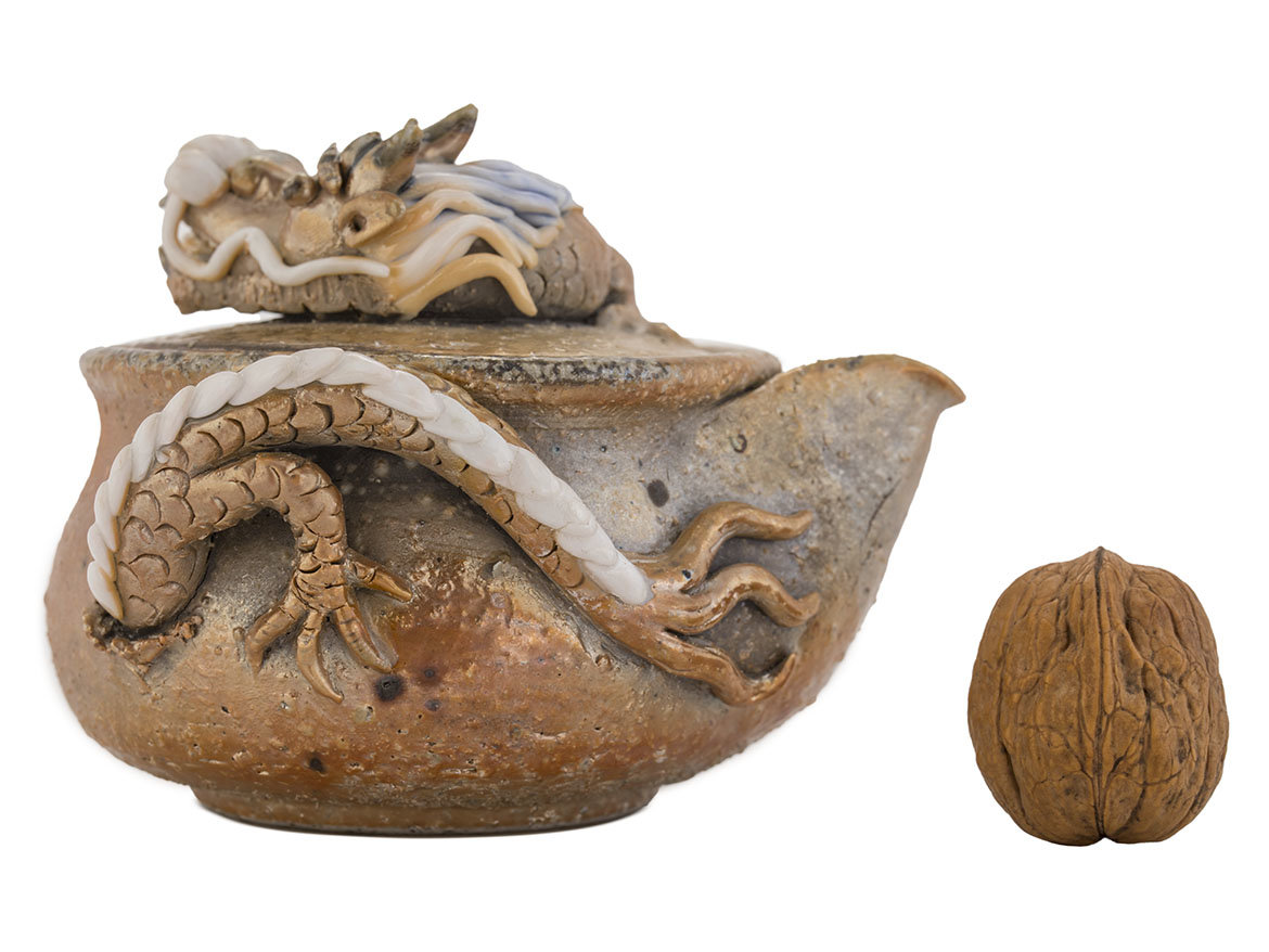 Гайвань (хохин) ручная работа # 46798, керамика/дровяной обжиг, 120 мл.