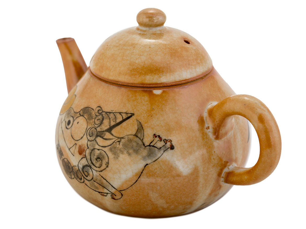Чайник # 46799, цзиньдэчжэньский фарфор/ручная роспись, 75 мл.