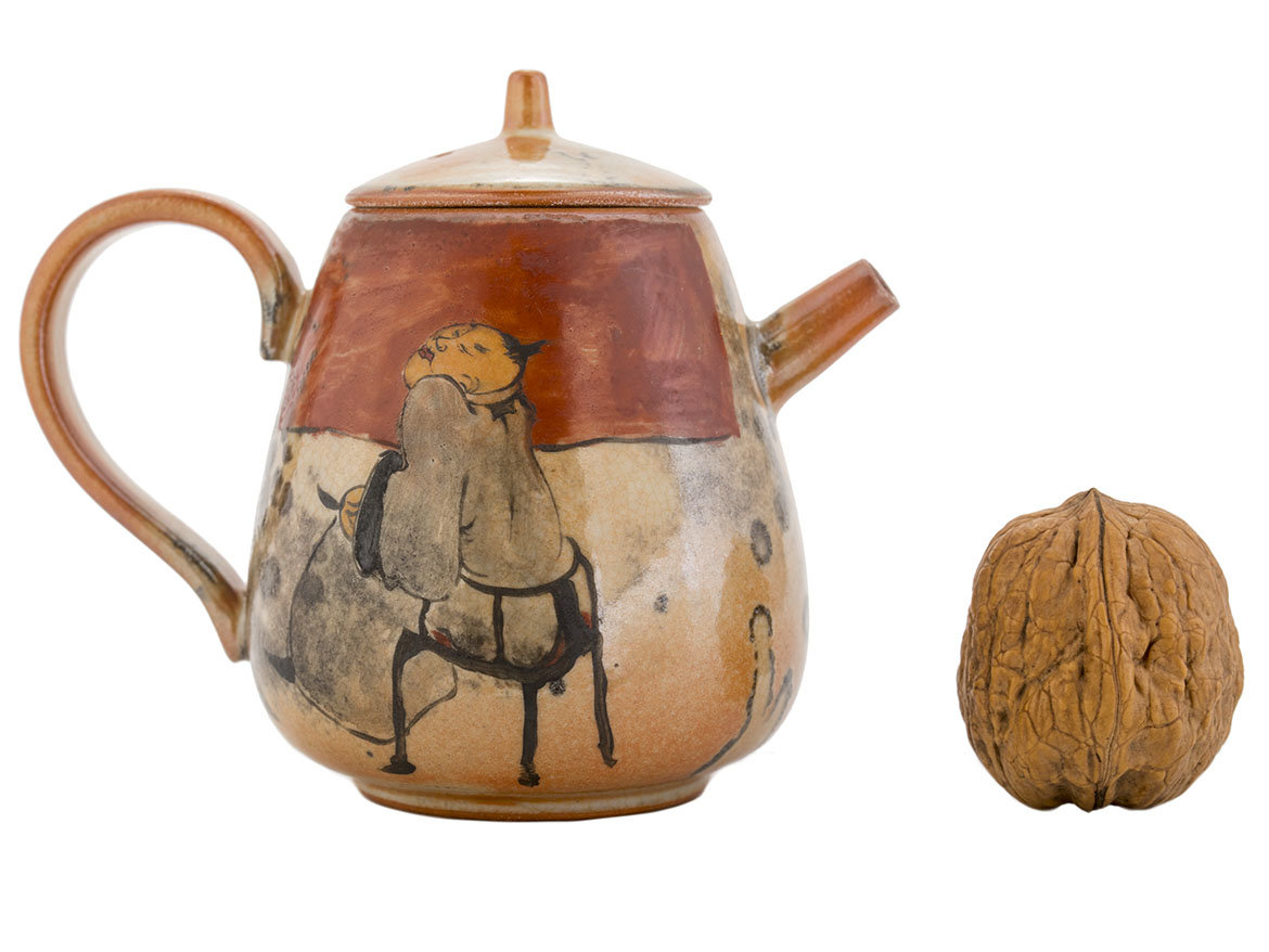 Чайник # 46800, цзиньдэчжэньский фарфор/ручная роспись, 75 мл.