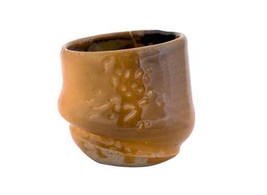 Cup kintsugi handmade Moychay # 46832, ceramic/wood firing, 80 ml.