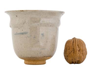 Пиала ручная работа Мойчай # 47041, дровяной обжиг/керамика, 120 мл.