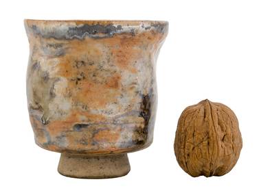 Cup handmade Moychay # 47045, wood firing/ceramic, 95 ml.