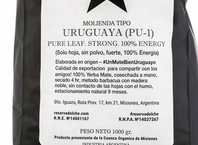 Йерба мате "Reserva del Che”, Уругвайск��й помол, крепкая” 1 кг
