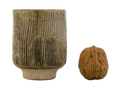 Пиала ручная работа Мойчай # 47232, дровяной обжиг/керамика, 111 мл.