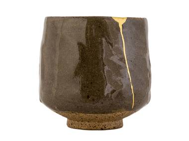 Cup kintsugi handmade Moychay # 47273, wood firing/ceramic, 91 ml.