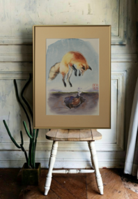 Painting "Tea Fox"