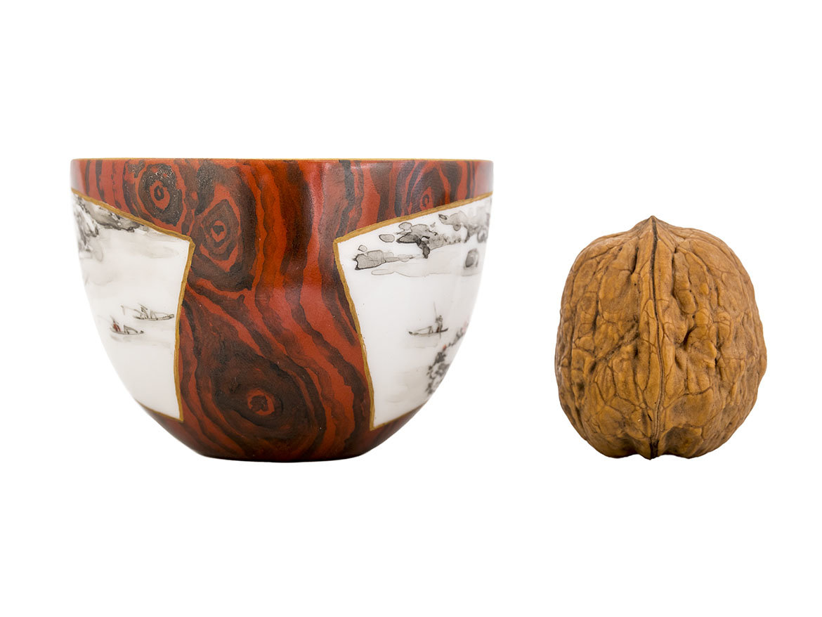 Пиала # 47440, цзиньдэчжэньский фарфор, ручная роспись, 65 мл.