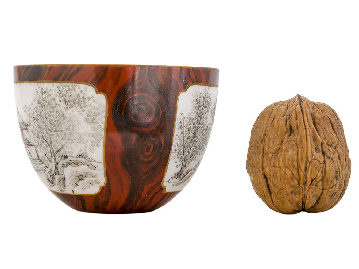 Пиала # 47441, цзиньдэчжэньский фарфор, ручная роспись, 65 мл.