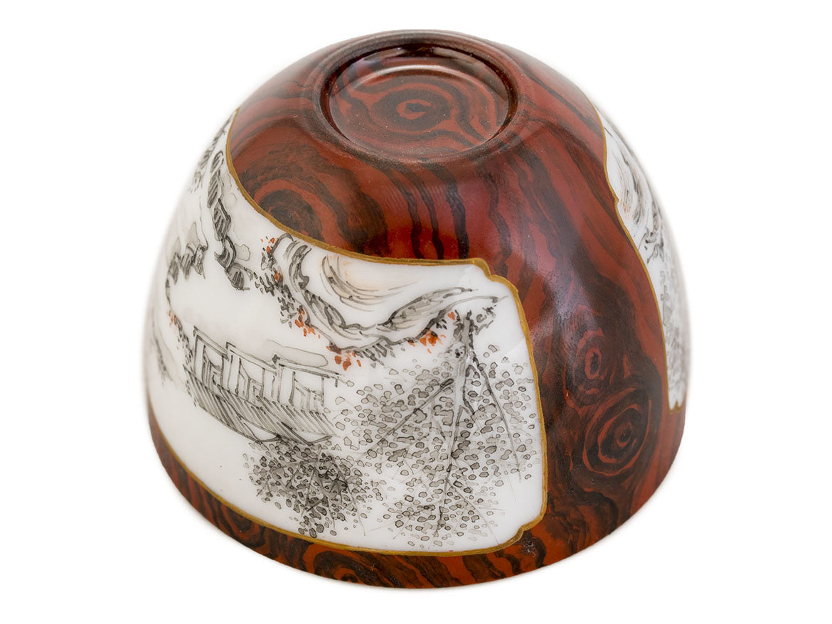 Пиала # 47441, цзиньдэчжэньский фарфор, ручная роспись, 65 мл.