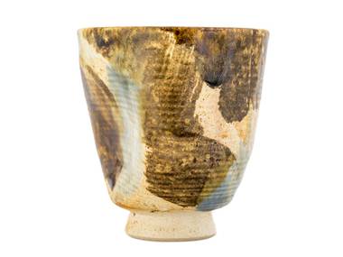 Пиала ручная работа Мойчай # 47600, дровяной обжиг/керамика, 212 мл.