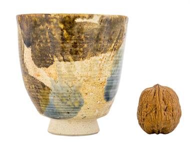 Пиала ручная работа Мойчай # 47600, дровяной обжиг/керамика, 212 мл.