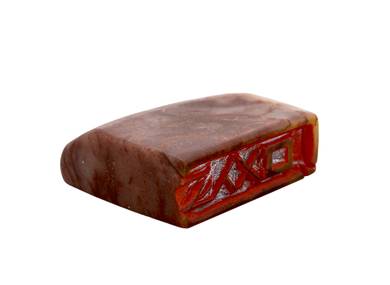 Печать "问答" # 47632, агальматолит Печать "问答" # 47632, агальматолит