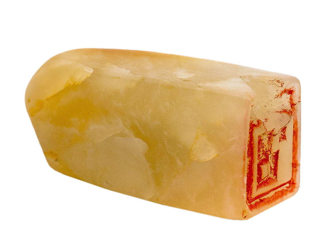 Seal 'Square Yin-Yang' # 47641, agalmatolite