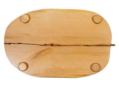 Tea tray handmade # 47865, wood (Cedar)