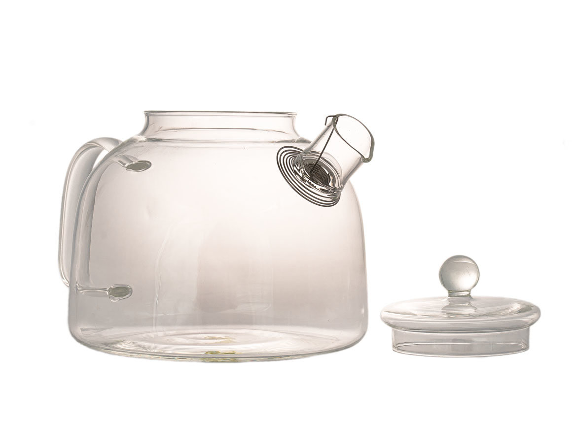 Tea kettle #482, fireproof glass, 1800 ml.