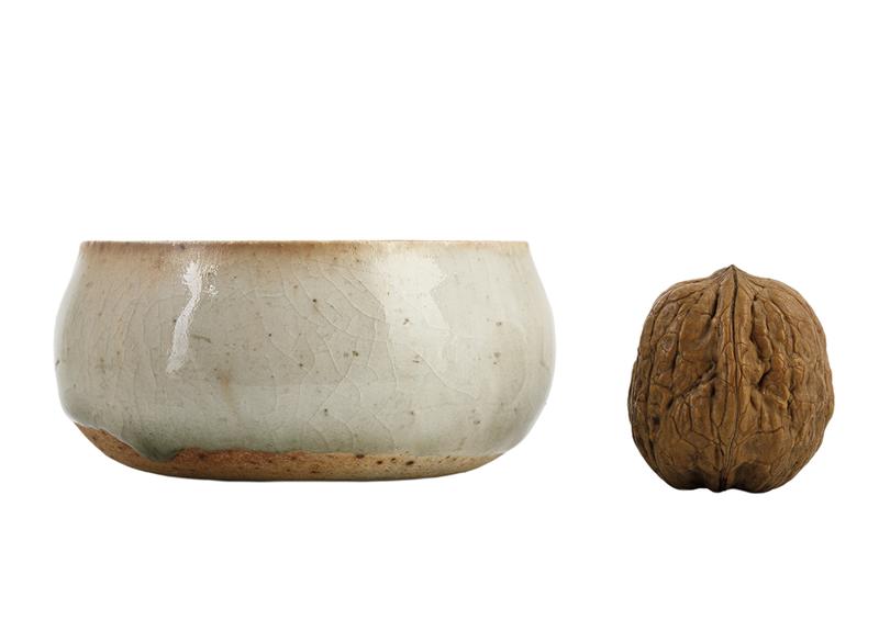 Пиала ручная работа Мойчай # 48639, дровяной обжиг/керамика, 95 мл.