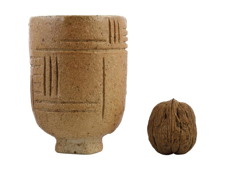 Пиала ручная работа Мойчай # 48652, дровяной обжиг/керамика, 130 мл.