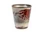 Пиала # 48974, дровяной обжиг/керамика/ручная роспись, 35 мл.